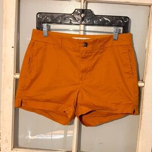 Old Navy shorts , size 6 , harvest gold color